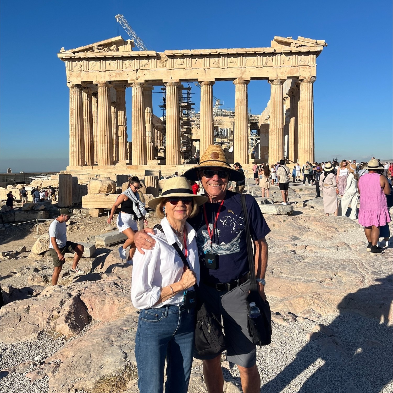 Keith and Sue at the Parthenon