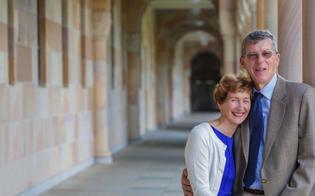 Professor Ian Frazer AC and Caroline Frazer