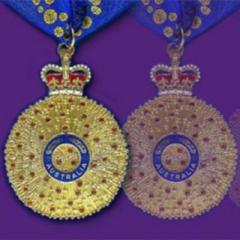 An image of an Order of Australia Medal