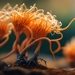 Image of am orange fungus