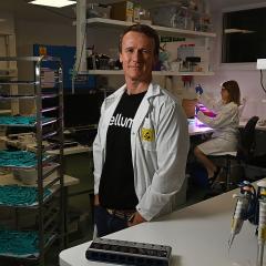 An image of UQ graduate and Ellume founder Dr Sean Parsons.