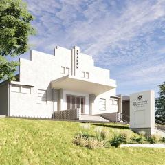 An artist's impression of the render of the Avalon facade.