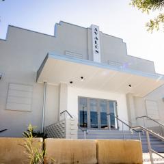The facade of the Avalon Theatre after the refurbishment.