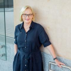 A portrait image of Professor Louise Hickson.
