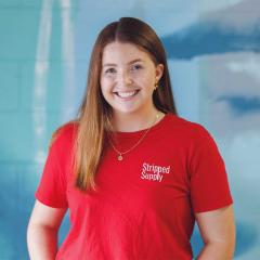 An image of Stripped Supply founder and UQ alum Ashley Hanger.