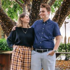 An image of UQ YAP students Gabby and Zac Stehn-Prewett.