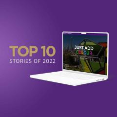 An image of a laptop displaying one of the best Contact stories of 2022