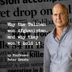 An image of Professor Peter Greste