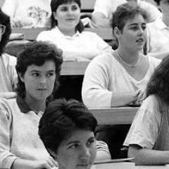 Students in the 80s