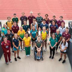 An image of 2021 UQ Sport Scholarship recipients